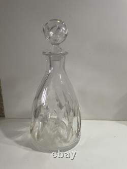 Saint Louis Carafe Avec Bouchon en cristal Taillé Service Bidassoa Collection