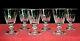 Saint Louis Caton 6 Weingläser Verre A Eau Vin Cristal Taille Cotes Plates 19eme