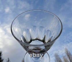Saint Louis Caton 6 Weingläser Verre A Eau Vin Cristal Taille Cotes Plates 19eme