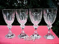 Saint Louis Chambord Water Glasses Wassergläser Verre A Eau 18cm Cristal Taillé