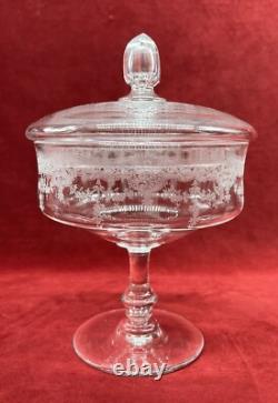 Saint Louis Cordial Decanter Set Service Carafe A Liqueur Cristal Grave Baccarat