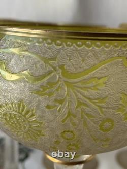 Saint Louis Cristal 6 Anciens Verres A Vin Art Nouveau