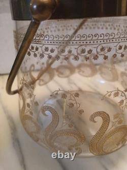 Saint Louis Cristal Gravé Art Nouveau