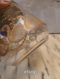 Saint Louis Cristal Gravé Art Nouveau