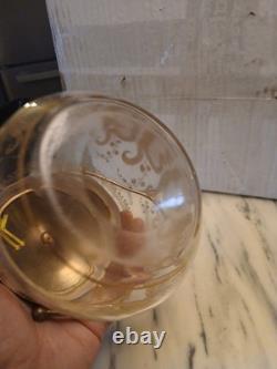 Saint Louis Cristal Gravé Art Nouveau