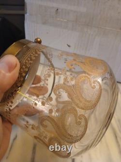 Saint Louis Cristal Gravé Art Nouveau