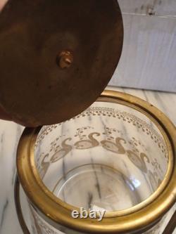 Saint Louis Cristal Gravé Art Nouveau