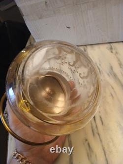 Saint Louis Cristal Gravé Art Nouveau