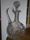 Saint Louis Cristal Tailler Ancienne Belle Carafe A Vin Modele Gavarni Signee