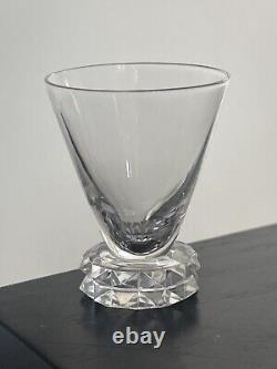 Saint Louis Diamant 8 Verres Porto / Digestif Cristal Années 30 Bel Etat