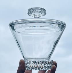 Saint Louis Diamant Centerpiece Coupe Centre De Table Cristal Taillé Art Deco Bb