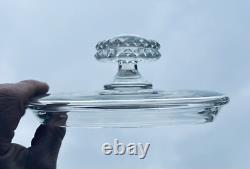Saint Louis Diamant Centerpiece Coupe Centre De Table Cristal Taillé Art Deco Bb