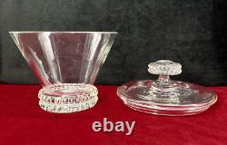Saint Louis Diamant Centerpiece Coupe Centre De Table Cristal Taillé Art Deco Bb