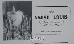 Saint Louis Diamant Centerpiece Coupe Centre De Table Cristal Taillé Art Deco Bb
