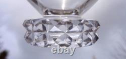 Saint Louis Diamant Whiskey Decanter Carafe A Vin Whisky Cristal Taillé Art Deco