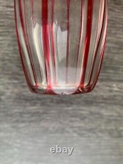 Saint Louis Flat Tumbler Glasses Verre Gobelet Cristal Taillé De Couleur Coloré