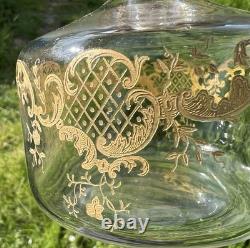 Saint Louis Gold Set Shot Cordial Glass Verre Service A Liqueur Cristal Grave Or