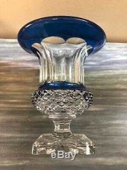 Saint Louis Grand Vase Medicis En Cristal Taille Ht 19,5 CM Modele Versaille