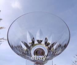 Saint Louis Jersey 4 Water Glasses 4 Verres A Eau Cristal Taillé Paquebot France
