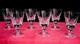 Saint Louis Jersey 6 Wine Glasses Verres A Vin Cristal Taill&eacute; Paquebot France B