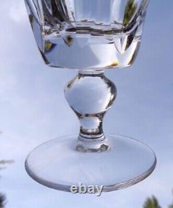 Saint Louis Jersey 6 Wine Glasses Verres A Vin Cristal Taillé Paquebot France B