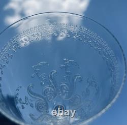 Saint Louis Liberty Wine Crystal Glasses Verres A Vin Cristal Grave Art Nouveau