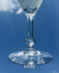 Saint Louis Liberty Wine Crystal Glasses Verres A Vin Cristal Grave Art Nouveau