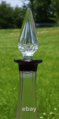 Saint Louis Massenet Carafe En Cristal Doublé H 43,5 Cm
