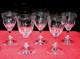 Saint Louis Massenet Cleo 5 Weingläser Verres A Vin Cristal Grave Napoleon Iii B