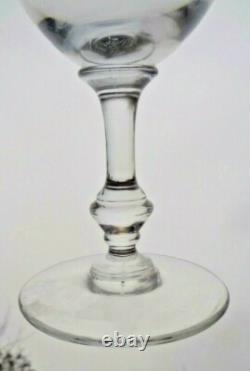 Saint Louis Metz Wine Glasses Weingläser Verre A Vin Cristal Gravé Napoleon III