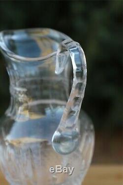 Saint Louis Modèle Tommy broc à eau en cristal taillé Estampillé