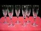 Saint Louis Monaco 6 Fluted Glasses Sektgläser Flutes A Champagne Cristal Taille