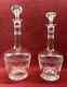 Saint Louis Papin 2 Crystal Decanter Karaffe Kristall Carafe A Vin Cristal Grave