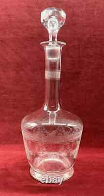 Saint Louis Papin 2 Crystal Decanter Karaffe Kristall Carafe A Vin Cristal Grave