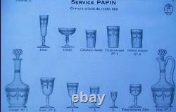 Saint Louis Papin 2 Crystal Decanter Karaffe Kristall Carafe A Vin Cristal Grave