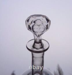 Saint Louis Papin Crystal Decanter Karaffe Kristall Carafe A Vin Cristal Grave