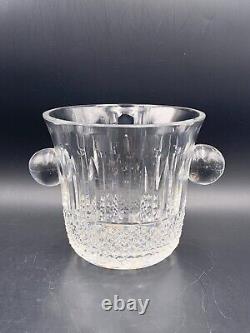 Saint-Louis Seau à glace Art Déco en cristal taillé modèle Tommy c. 1930