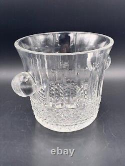 Saint-Louis Seau à glace Art Déco en cristal taillé modèle Tommy c. 1930