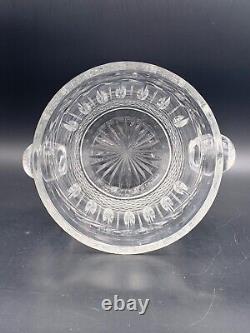 Saint-Louis Seau à glace Art Déco en cristal taillé modèle Tommy c. 1930