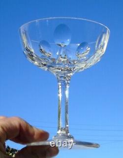 Saint Louis Service de 6 coupes à champagne en cristal taillé, service Vic