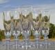 Saint Louis Service De 6 Flûtes à Champagne En Cristal, Modèle Jersey