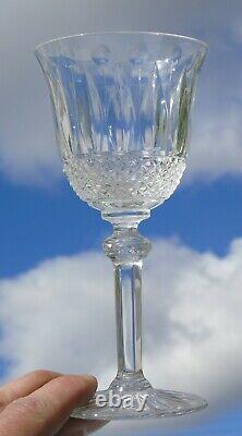 Saint Louis Service de 6 verres à Bourgogne en cristal taillé modèle Tommy H. 17