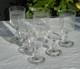 Saint Louis Service De 6 Verres à Eau En Cristal Gravé. Xixe S. Haut. 15 Cm