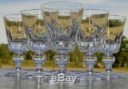Saint Louis Service de 6 verres à eau en cristal, modèle Jersey