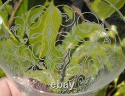 Saint Louis Service de 6 verres à vin blanc en cristal, modèle Lisieux