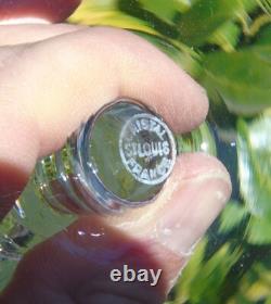 Saint Louis Service de 6 verres à vin blanc en cristal, modèle Lisieux