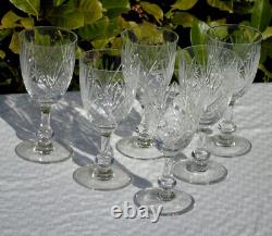 Saint Louis Service de 6 verres à vin en cristal taillé Haut 132 mm