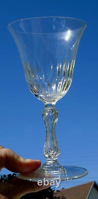 Saint Louis Service de 6 verres à vin rouge en cristal taillé Modèle Lozère