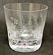 Saint Louis Sublime Verre à Whisky Cristal Gravé De 5 Fleurs 5 Pistils Bonbons
