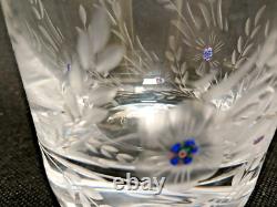 Saint Louis Sublime verre à whisky Cristal gravé de 5 fleurs 5 pistils bonbons